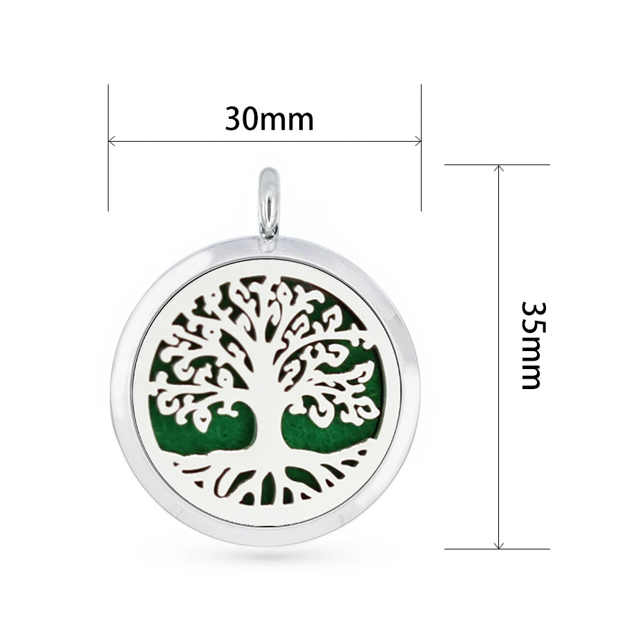 Magnetic Aroma Locket Pendant – Essential Oil Diffuser Jewelry with 5 Free Pads - Image 2