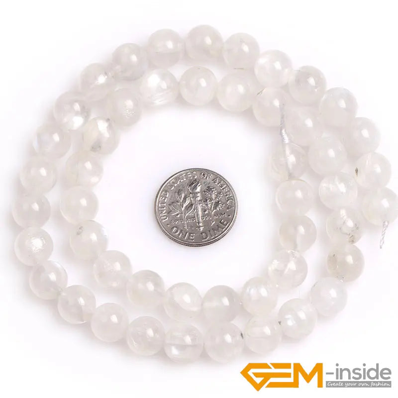 Natural 8mm Assorted Stone Round Beads – 15" Strand for DIY Jewelry Making - Image 32