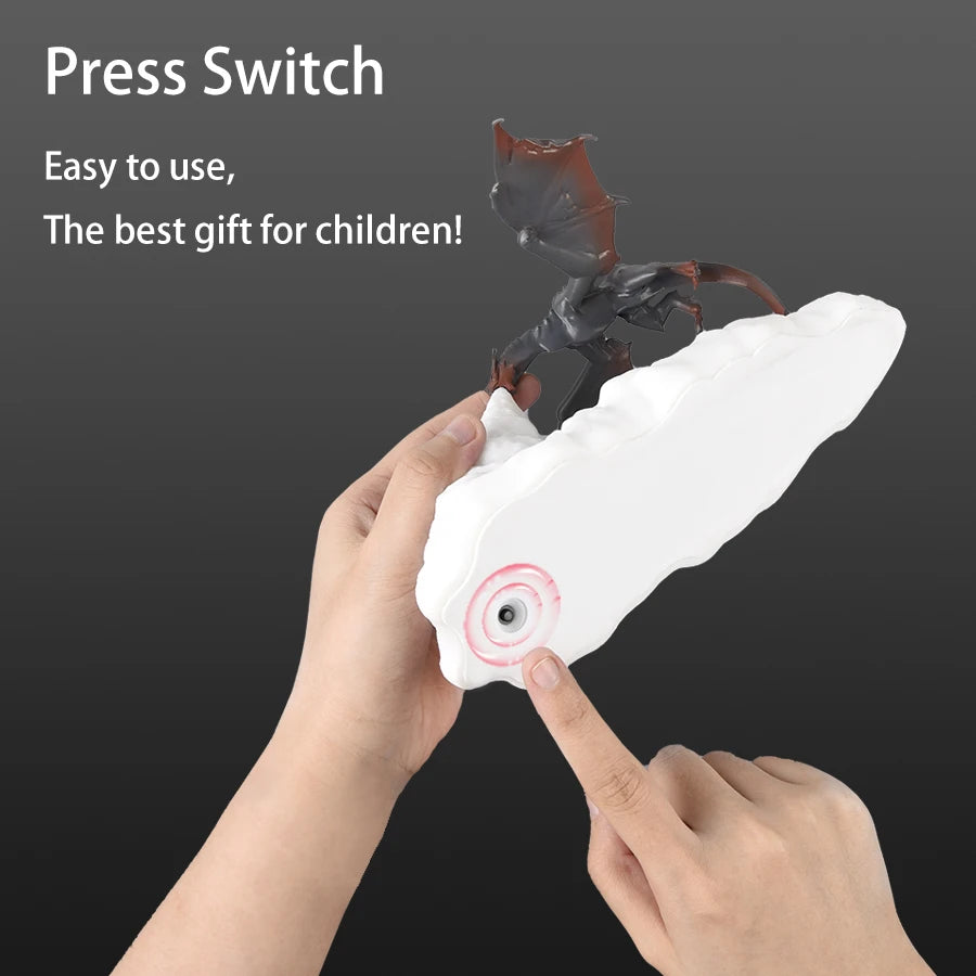 3D Fire & Ice Dragon LED Lamp – Rechargeable Desktop Light for Room Decor & Gifts - Image 4