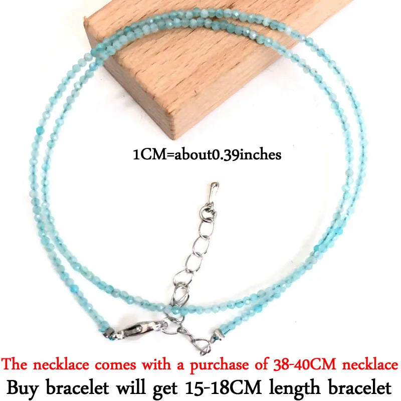 2–3mm Natural Stone Beaded Necklace – Handmade Mini Crystal Healing Jewelry for Women - Image 39