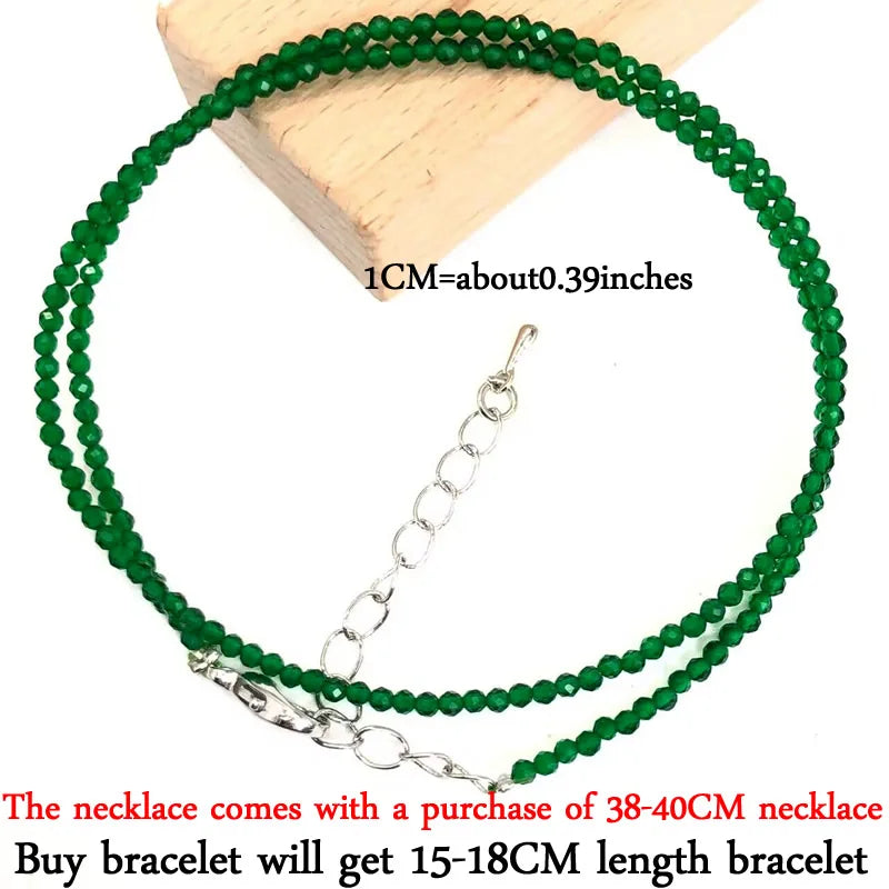 2–3mm Natural Stone Beaded Necklace – Handmade Mini Crystal Healing Jewelry for Women - Image 18