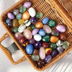 Natural Crystal Gemstone Tumbled Stones – Healing Reiki Decor for Home, Aquarium & Feng Shui