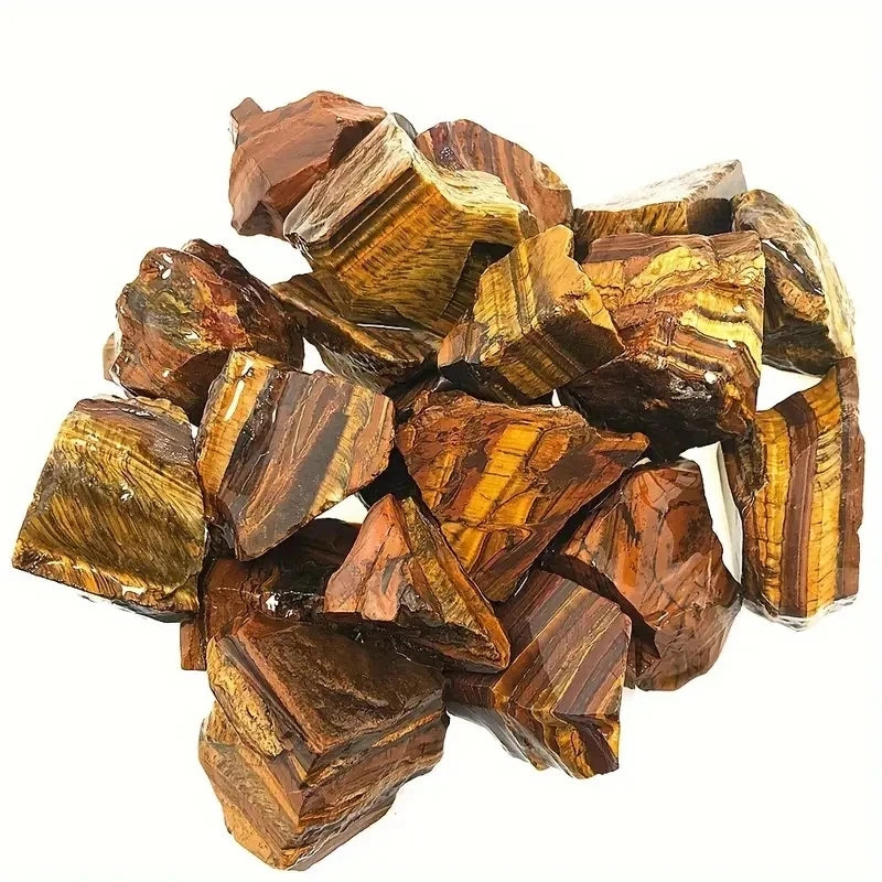 500g Natural Tiger Eye Raw Stone – Rough Crystal Mineral for Reiki Healing & Aromatic Diffusion - Image 4