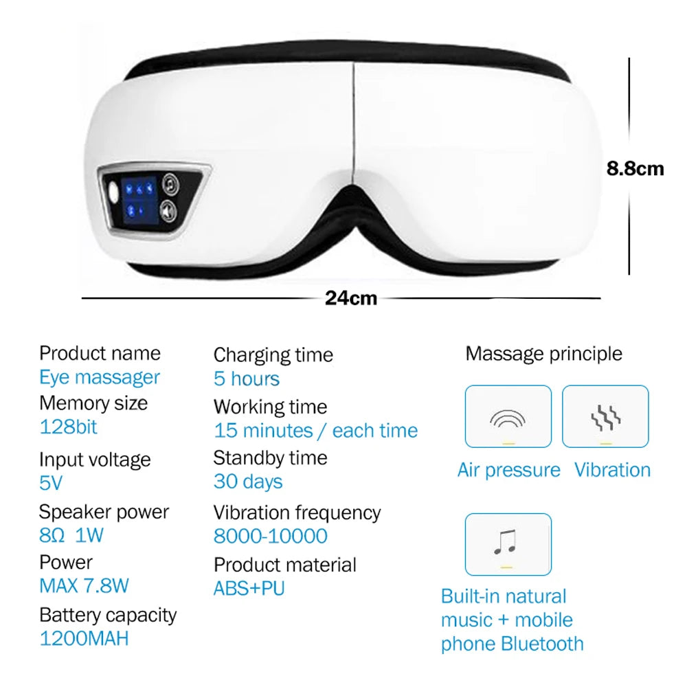 6D Smart Vibration Eye Massager - Image 3