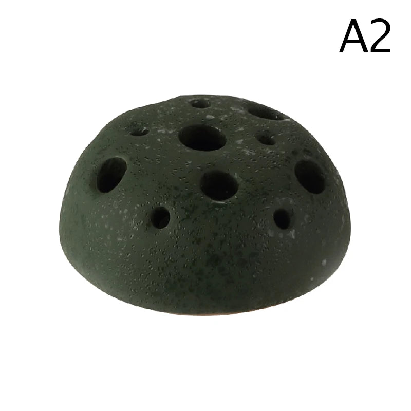 Creative Lotus Seedpod Ceramic Vase for Zen Tea Table - Image 9