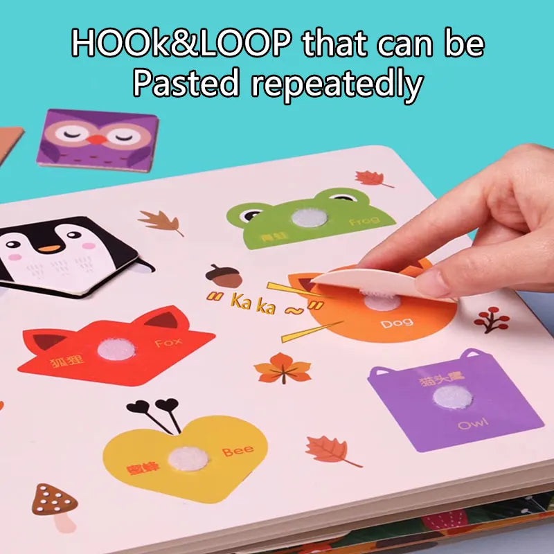 Montessori Baby Quiet Book - Early Education Sensory Game - Image 3