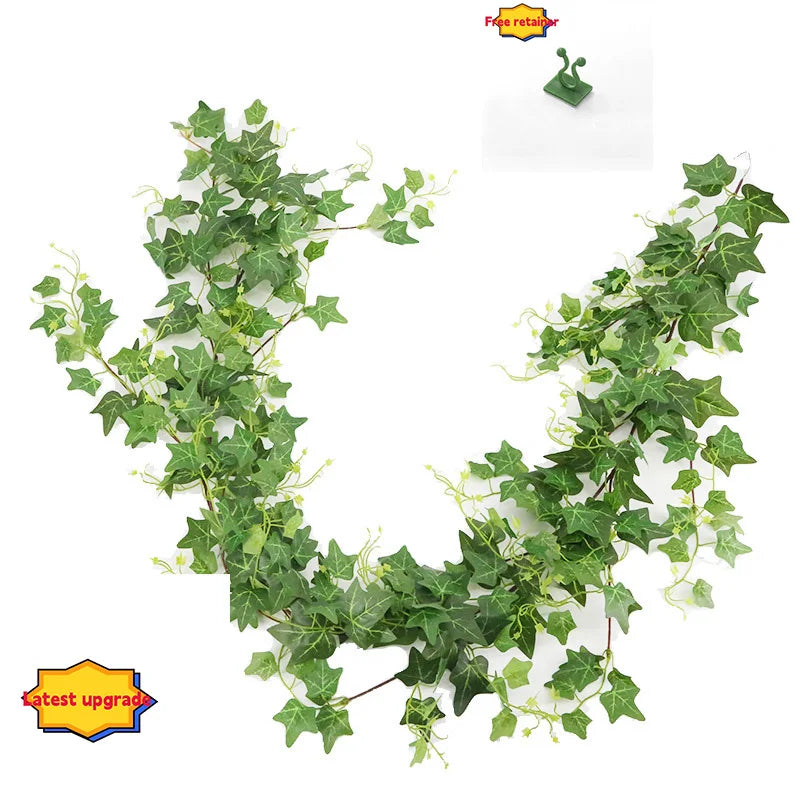 Artificial Hanging Ivy Vine Plants – Large Green Persian Fern Leaf Bundle for Home & Event Decor - Image 10