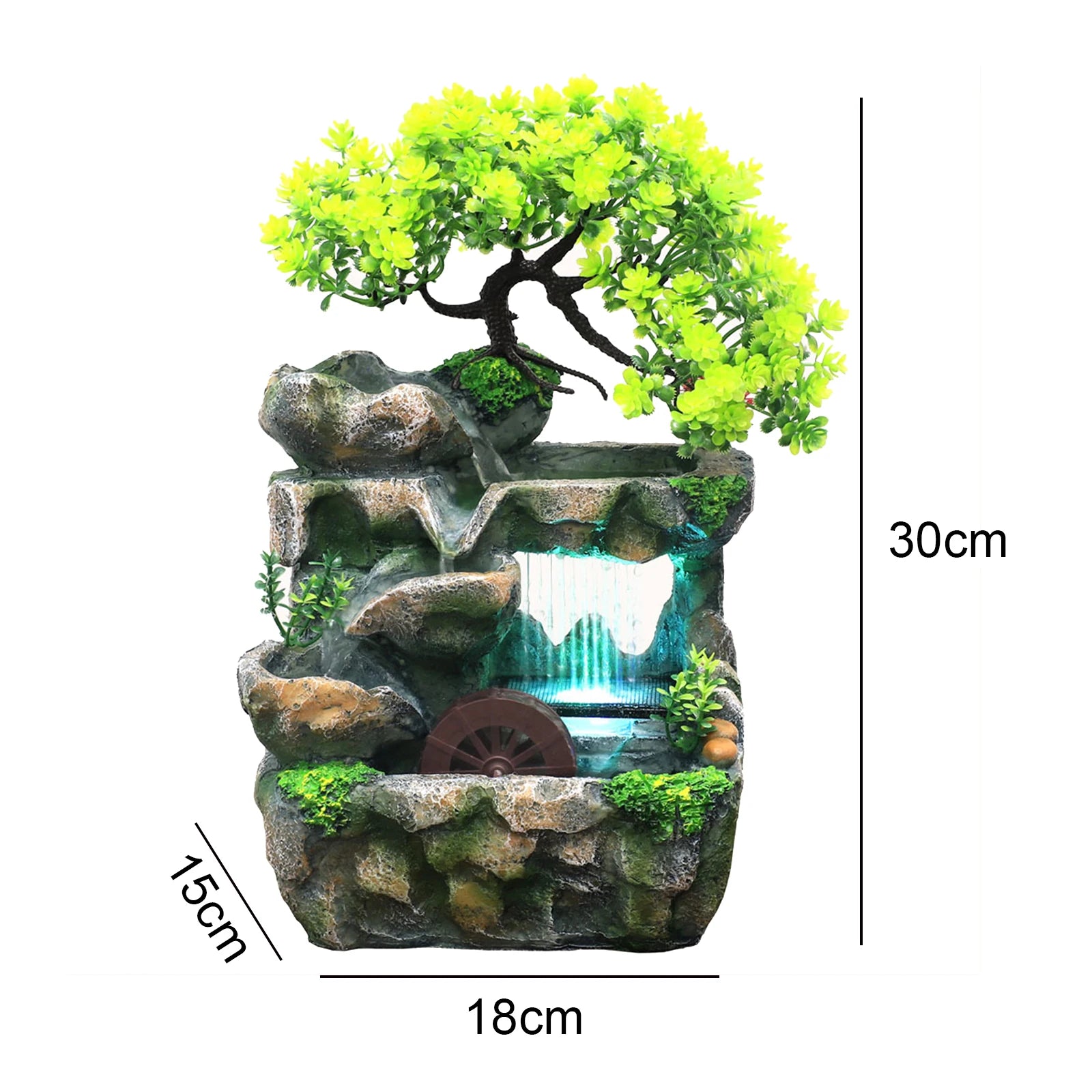 Desktop Small Rockery Simulation Tree Fountain - Image 7
