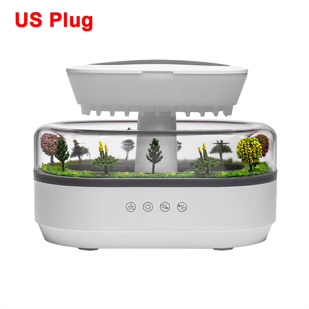Aroma Raindrop Air Humidifier with White Noise and Colorful Light - Image 7