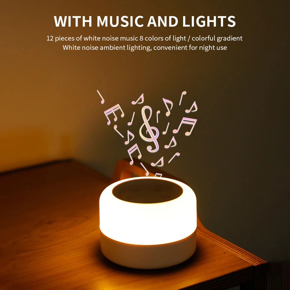 Portable Noise Sound Machine with Night Light - Image 2