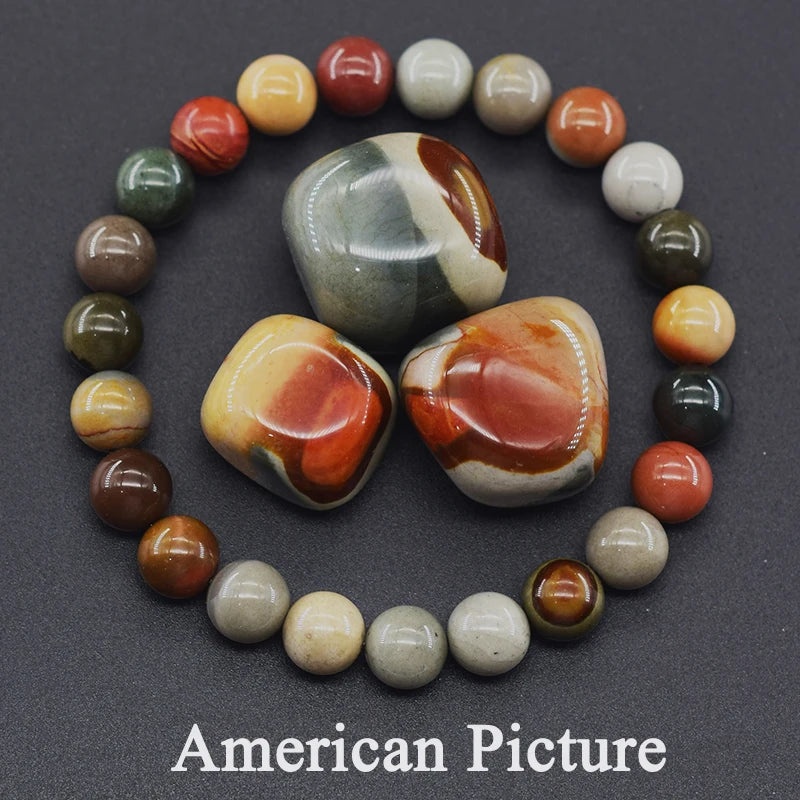 Natural Red Jasper Prayer Bead Bracelet – Stretch Rosary Jewelry for Men & Women - Image 20