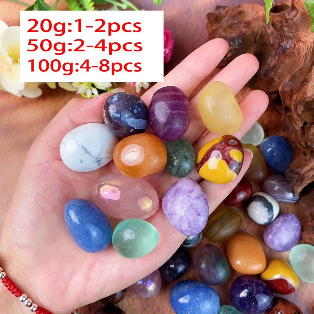 Natural Tumbled Crystal Cube Stones – Polished Quartz, Amethyst & Gemstones for DIY, Healing & Decor - Image 30