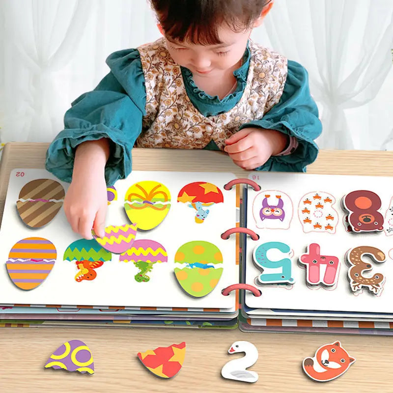 Montessori Baby Quiet Book - Early Education Sensory Game - Image 2