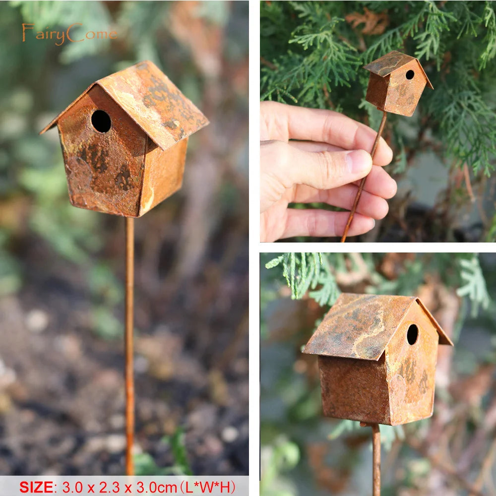 Miniature Windmill Metal Decoration for Fairy Gardens - Image 54