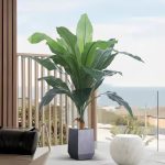 Large Artificial Tropical Banana Leaf Plant – Real Touch Faux Palm for Home, Garden & Event Decor