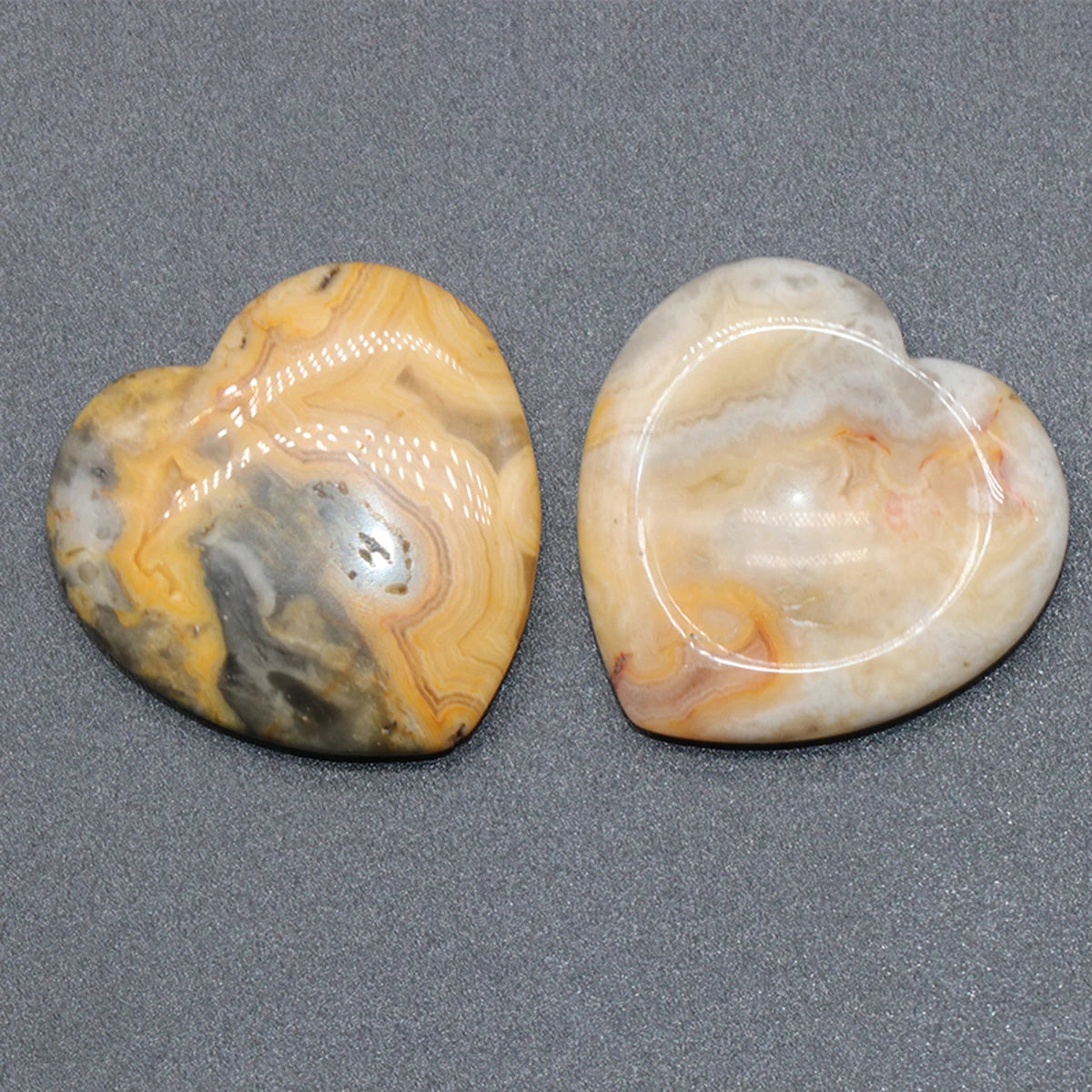 40mm Natural Crystal Heart Worry Stone – Healing Massage Tool & Jewelry Accessory - Image 12