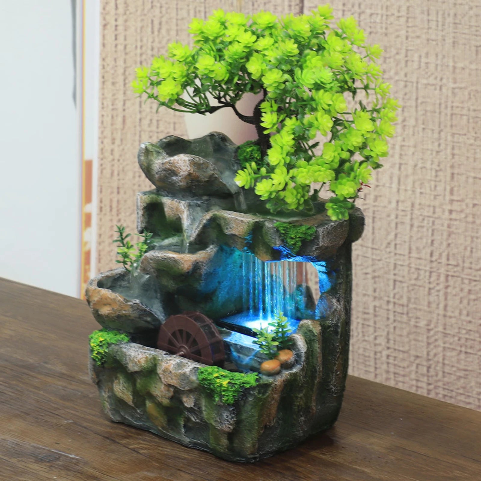 Desktop Small Rockery Simulation Tree Fountain - Image 2