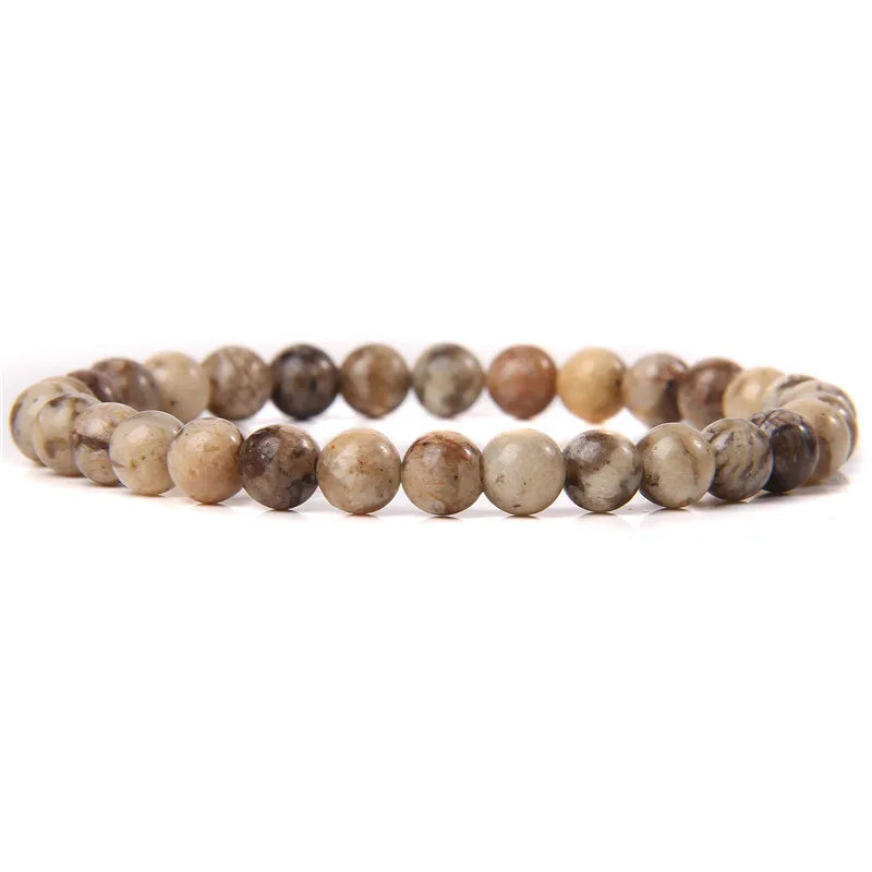 6MM Natural Agate Bead Stretch Bracelet – Healing Energy Jewelry for Men & Women - Image 41