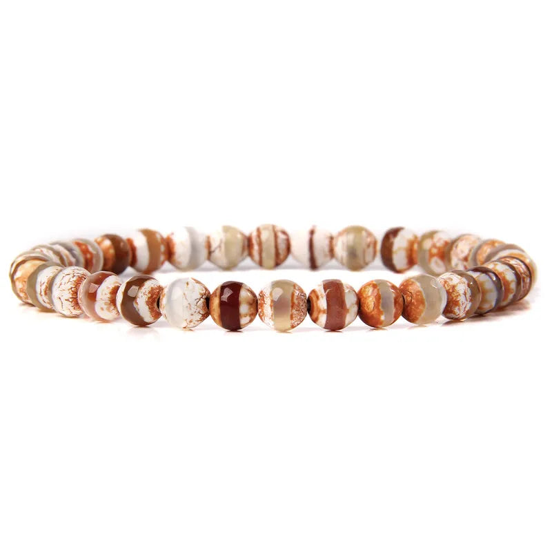 6MM Natural Agate Bead Stretch Bracelet – Healing Energy Jewelry for Men & Women - Image 46